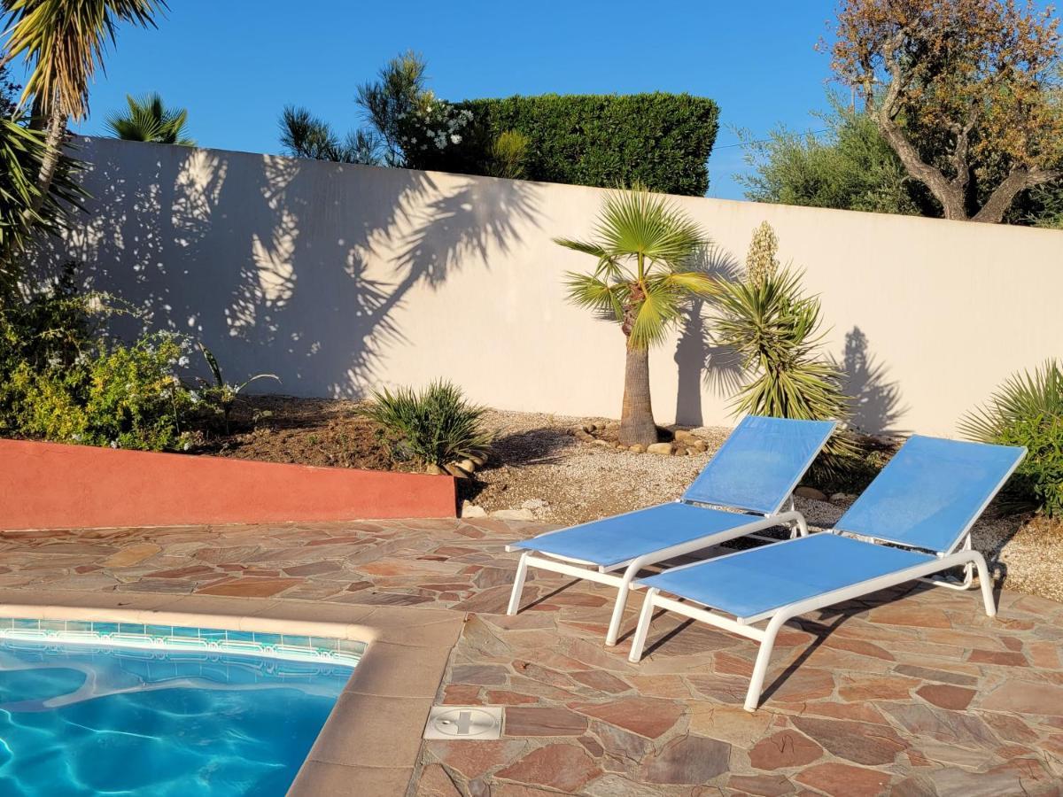 Villa Palm' Issambres 6-8 personnes avec piscine et jardin privés La Garonnette-Plage Exterior foto