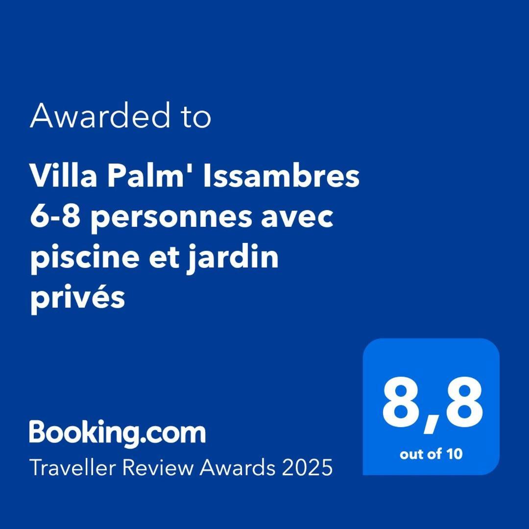 Villa Palm' Issambres 6-8 personnes avec piscine et jardin privés La Garonnette-Plage Exterior foto