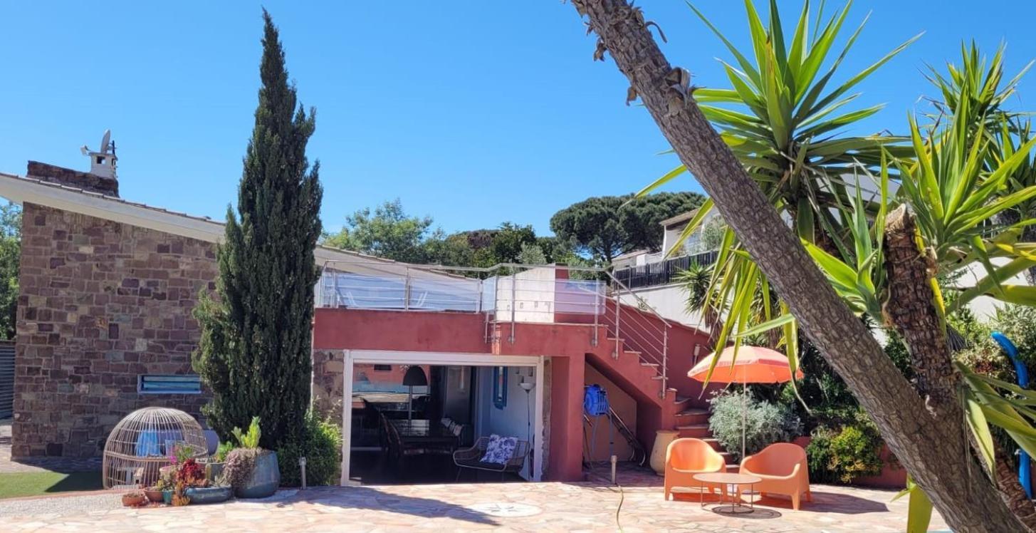 Villa Palm' Issambres 6-8 personnes avec piscine et jardin privés La Garonnette-Plage Exterior foto